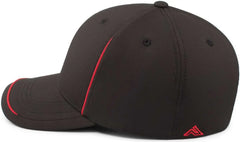 Pacific Headwear P304 Legend Cap - Black Red
