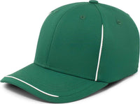Pacific Headwear P304 Legend Cap - Dark Green White - Forest White / 6 7/8’’ 7 3/8’’