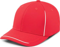 Pacific Headwear P304 Legend Cap - Red White - Red White / 6 7/8’’ 7 3/8’’