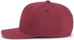 Pacific Headwear P322 Poly/Cotton Snapback Cap - Cardinal (Sgma)