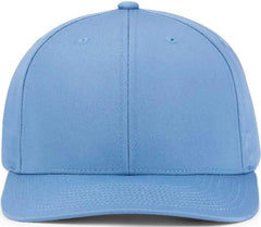 Pacific Headwear P322 Poly/Cotton Snapback Cap - Columbia Blue