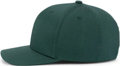 Pacific Headwear P322 Poly/Cotton Snapback Cap - Dark Green