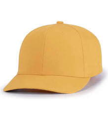 Pacific Headwear P322 Poly/Cotton Snapback Cap - Gold - Gold / 6 1/2’’ - 7’’