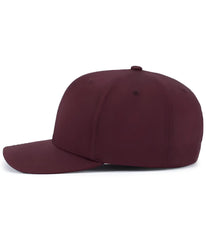 Pacific Headwear P322 Poly/Cotton Snapback Cap - Maroon