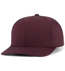 Pacific Headwear P322 Poly/Cotton Snapback Cap - Maroon - Maroon / 6 1/2’’ - 7’’