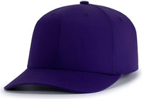 Pacific Headwear P322 Poly/Cotton Snapback Cap - Purple - Purple / 6 1/2’’ - 7’’