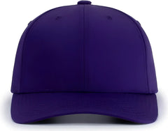 Pacific Headwear P322 Poly/Cotton Snapback Cap - Purple