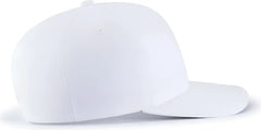 Pacific Headwear P322 Poly/Cotton Snapback Cap - White
