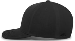 Pacific Headwear P365 Air Mesh Sideline Cap - Black - Black / 7’’ - 7 7/8’’