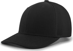 Pacific Headwear P365 Air Mesh Sideline Cap - Black - Black / 7’’ - 7 7/8’’