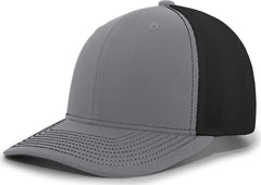 Pacific Headwear P365 Air Mesh Sideline Cap - Graphite Black Graphite - Dark Gray Black / 7’’ - 7 7/8’’