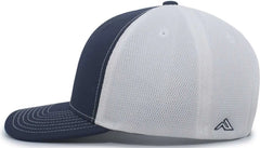 Pacific Headwear P365 Air Mesh Sideline Cap - Navy White Navy - Navy / 7’’ - 7 7/8’’