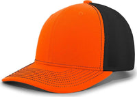 Pacific Headwear P365 Air Mesh Sideline Cap - Orange Black Orange - Orange Black / 7’’ - 7 7/8’’