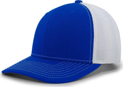 Pacific Headwear P365 Air Mesh Sideline Cap - Royal White Royal - Royal / 7’’ - 7 7/8’’
