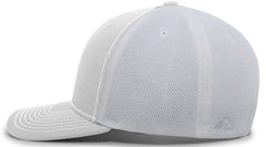 Pacific Headwear P365 Air Mesh Sideline Cap - Silver White Silver - Light Gray White / 7’’ - 7 7/8’’