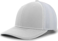 Pacific Headwear P365 Air Mesh Sideline Cap - Silver White Silver - Light Gray White / 7’’ - 7 7/8’’
