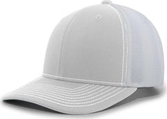 Pacific Headwear P365 Air Mesh Sideline Cap - Silver White Silver - Light Gray White / 7’’ - 7 7/8’’