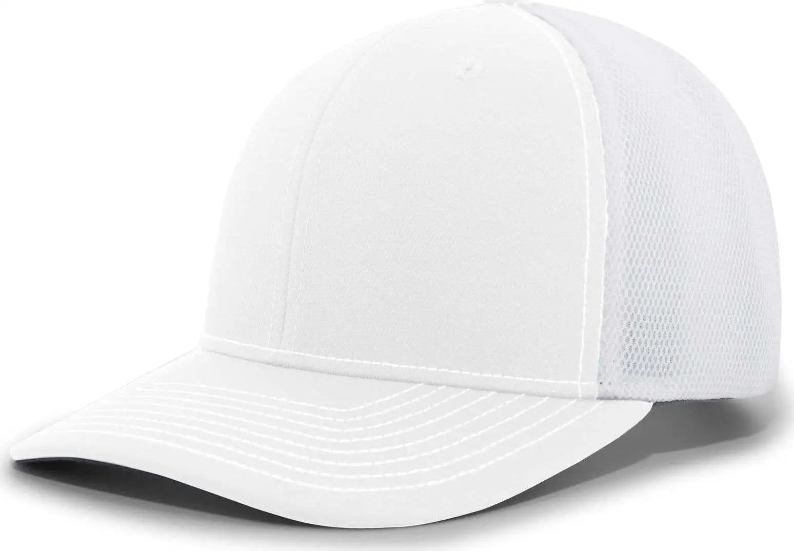 Pacific Headwear P365 Air Mesh Sideline Cap - White - White / 7’’ - 7 7/8’’