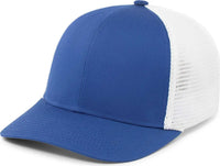 Pacific Headwear P401 Fusion Trucker Cap - Royal White Royal - Royal White / 6 1/2’’ 7’’