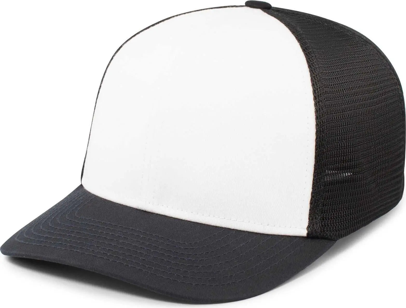 Pacific Headwear P401 Fusion Trucker Cap - White Navy Navy - White Navy / 6 1/2’’ 7’’