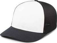 Pacific Headwear P401 Fusion Trucker Cap - White Navy Navy - White Navy / 6 1/2’’ 7’’