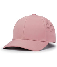 Pacific Headwear P413 Lightweight Perforated Snapback Cap - Dusty Maroonuve - Dusty Maroonuve / One Size Fits Most