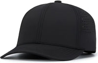 Pacific Headwear P413 Lightweight Perforated Snapback - Charcoal - Charcoal / 7’’ - 7 7/8’’