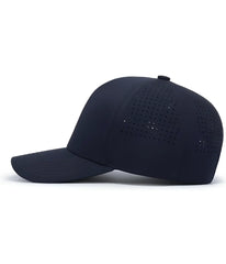 Pacific Headwear P413 Lightweight Perforated Snapback - Navy - Navy / 7’’ - 7 7/8’’