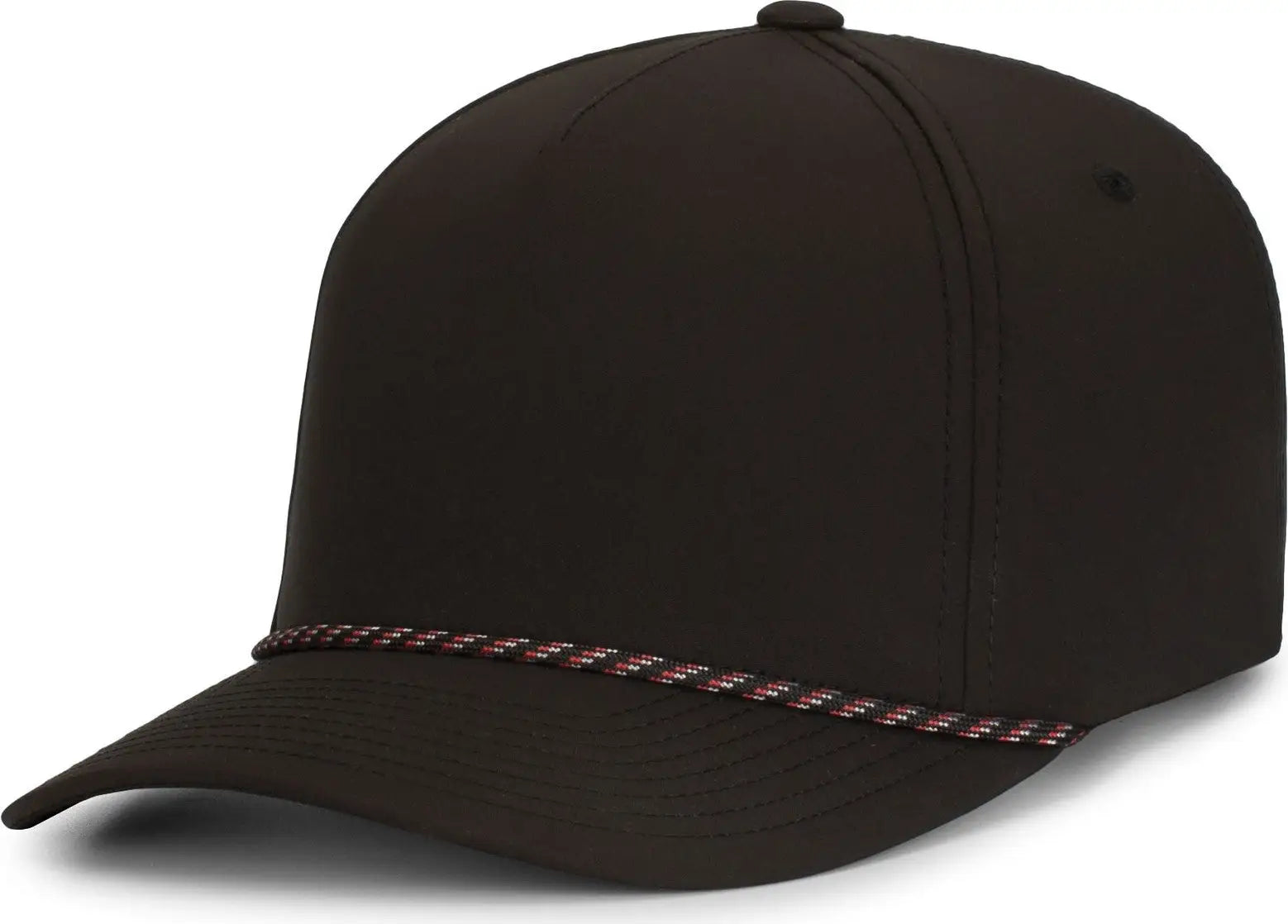 Pacific Headwear P421 Weekender Cap - Black Black Red - Black Black Red / OS
