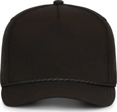 Pacific Headwear P421 Weekender Cap - Black Black White - Black Black White / OS