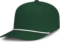 Pacific Headwear P421 Weekender Cap - Dark Green White - Forest White / OS