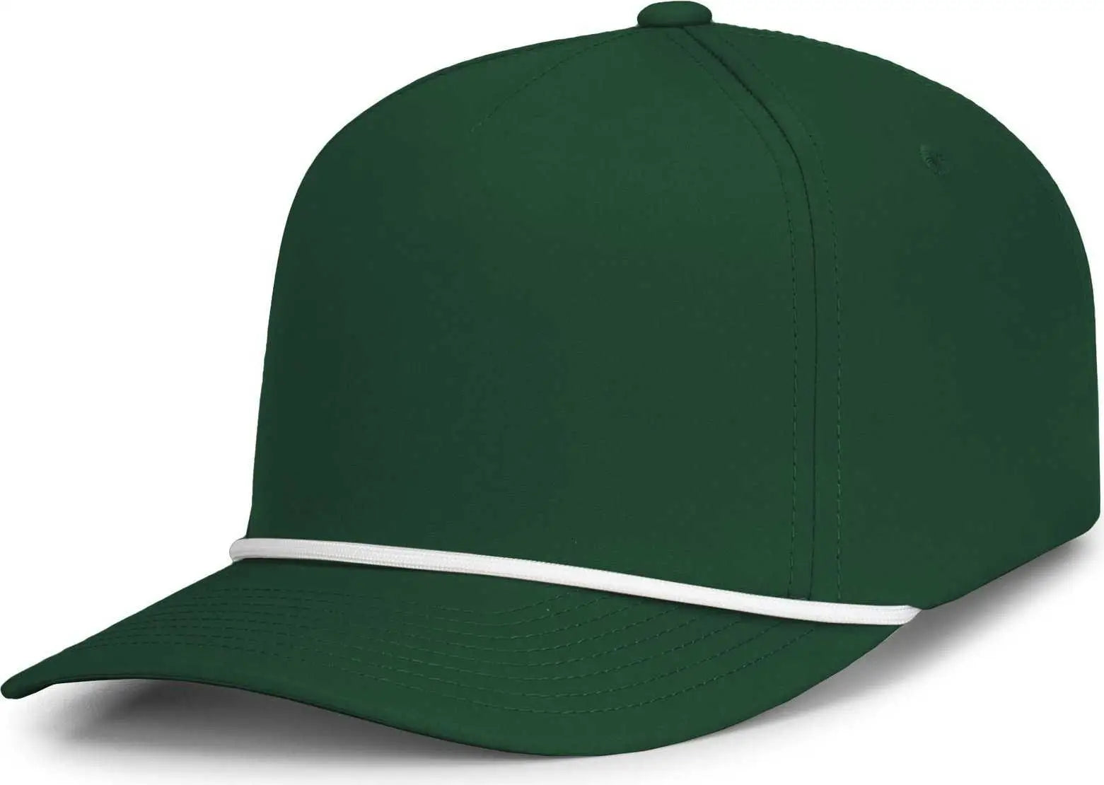 Pacific Headwear P421 Weekender Cap - Dark Green White - Forest White / 7’’ 7 7/8’’