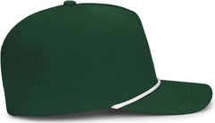 Pacific Headwear P421 Weekender Cap - Dark Green White - Forest White / 7’’ 7 7/8’’