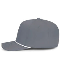 Pacific Headwear P421 Weekender Cap - Graphite White - Dark Gray White / 7’’ 7 7/8’’
