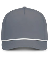 Pacific Headwear P421 Weekender Cap - Graphite White - Dark Gray White / 7’’ 7 7/8’’