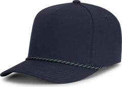 Pacific Headwear P421 Weekender Cap - Navy Navy Aqua - Navy Navy Aqua / OS