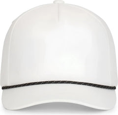 Pacific Headwear P421 Weekender Cap - White Black White - White Black / 7’’ 7 7/8’’