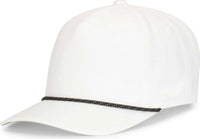 Pacific Headwear P421 Weekender Cap - White Black White - White Black / 7’’ 7 7/8’’