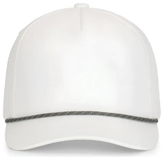 Pacific Headwear P421 Weekender Cap - White Graphite White - White Dark Gray / 7’’ 7 7/8’’