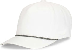 Pacific Headwear P421 Weekender Cap - White Graphite White - White Dark Gray / 7’’ 7 7/8’’
