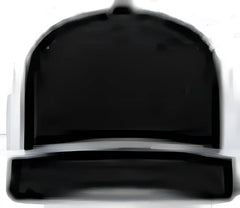 Pacific Headwear P423 Weekender Trucker Cap - Black White Black - Black White / 7’’ 7 7/8’’