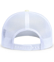 Pacific Headwear P423 Weekender Trucker Cap - Celestial Yellow White - Celestial Yellow White / One Size Fits Most