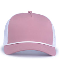 Pacific Headwear P423 Weekender Trucker Cap - Dusty Maroonuve White - Dusty Maroonuve White / One Size Fits Most