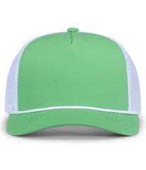 Pacific Headwear P423 Weekender Trucker Cap - Retro Green White - Retro Green White / One Size Fits Most