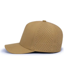 Pacific Headwear P424 Weekender Perforated Snapback Cap - Buck - Buck / 7’’ - 7 7/8’’