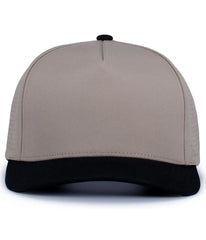 Pacific Headwear P424 Weekender Perforated Snapback Cap - Mink Black - Mink Black / One Size Fits Most