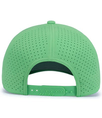 Pacific Headwear P424 Weekender Perforated Snapback Cap - Retro Green - Retro Green / One Size Fits Most