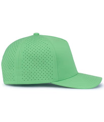 Pacific Headwear P424 Weekender Perforated Snapback Cap - Retro Green - Retro Green / One Size Fits Most