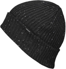Pacific Headwear P600K Tweed Beanie - Black - Black / 7’’ - 7 7/8’’