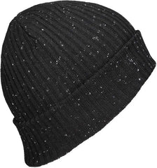 Pacific Headwear P600K Tweed Beanie - Black - Black / 7’’ - 7 7/8’’